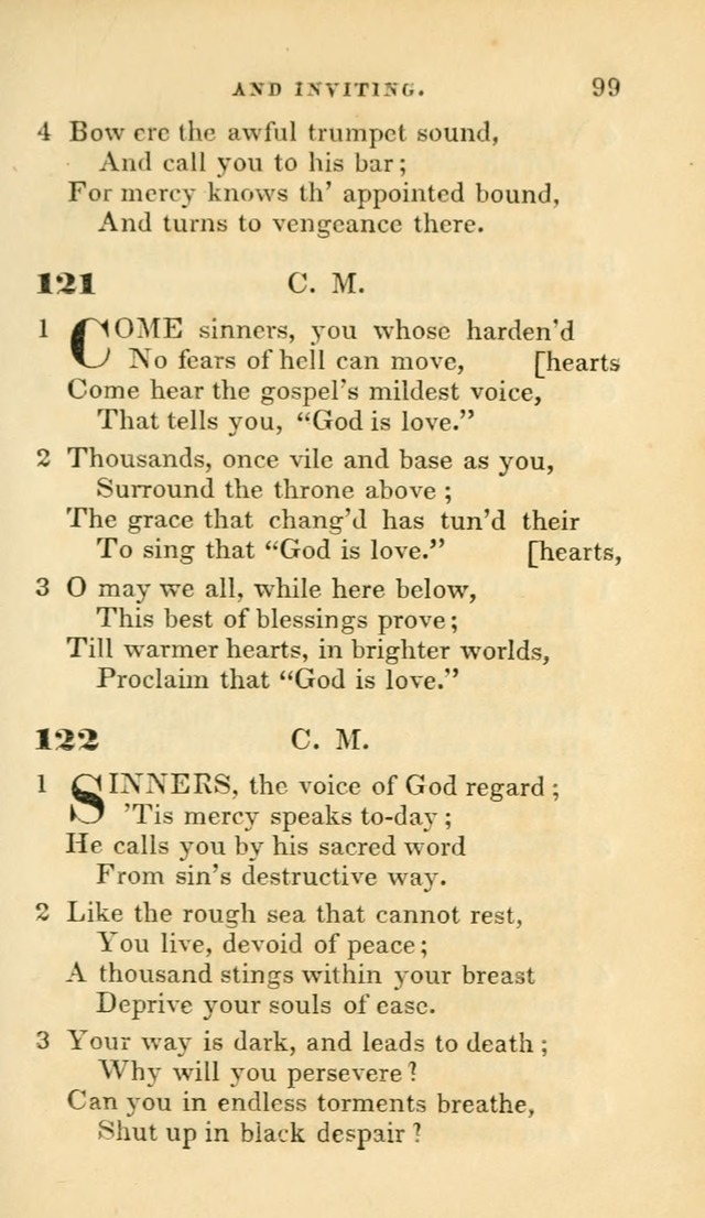 Hymns selected from various authors: for the use of the Evangelical Association, and all lovers of pious devotion (5th ed.) page 99