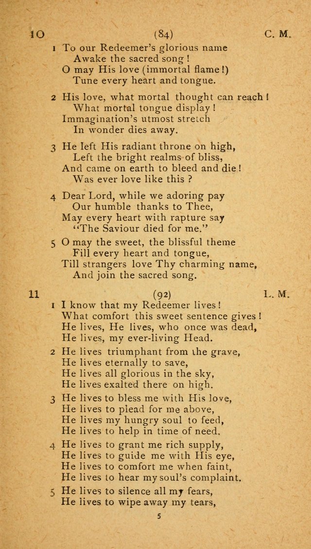 Hymns: for the Use of English Lutheran Missions page 5