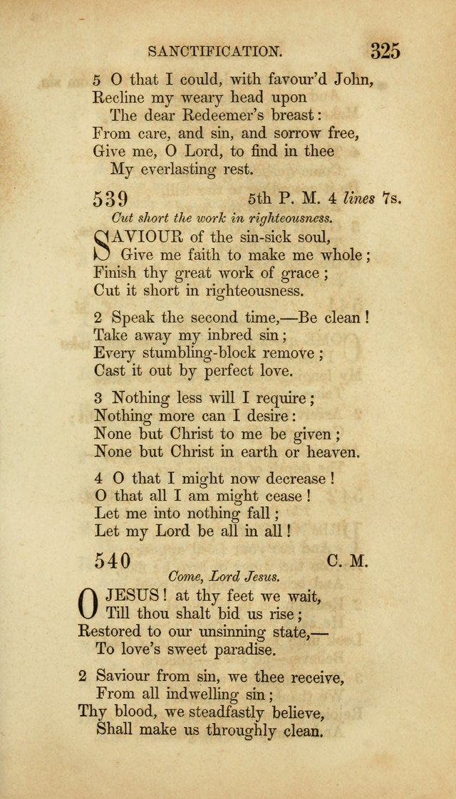 Hymns for the Use of the Methodist Episcopal Church. Rev. ed. page 332