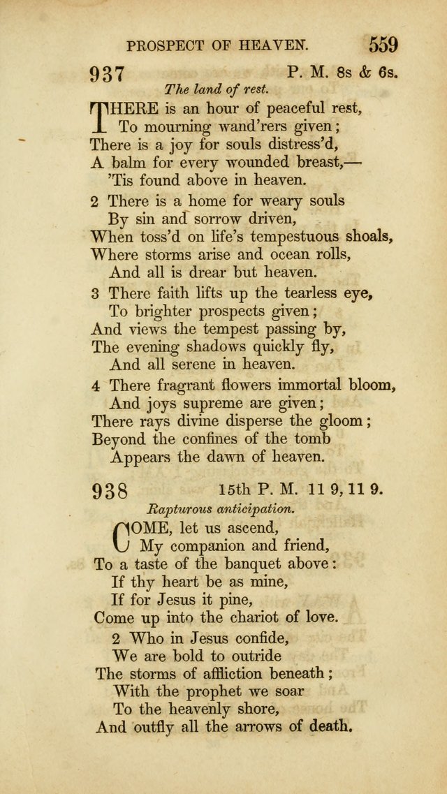 Hymns for the Use of the Methodist Episcopal Church. Rev. ed. page 566