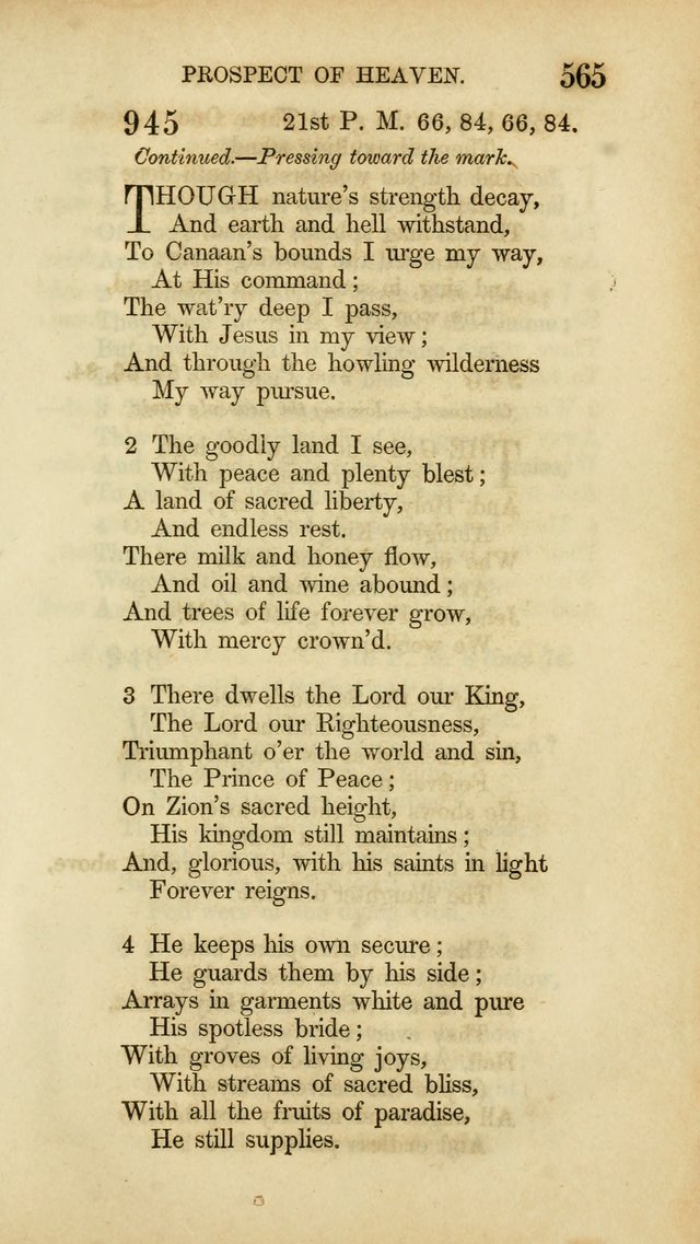 Hymns for the Use of the Methodist Episcopal Church. Rev. ed. page 572