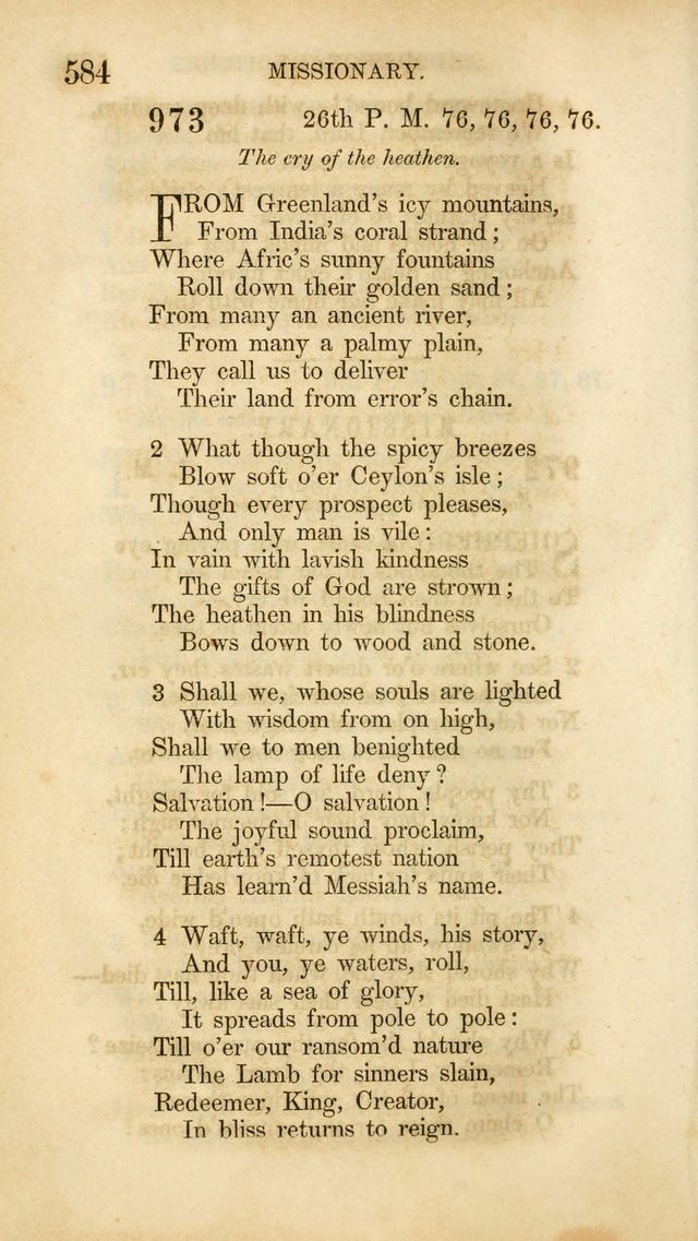 Hymns for the Use of the Methodist Episcopal Church. Rev. ed. page 591