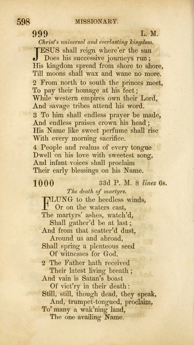 Hymns for the Use of the Methodist Episcopal Church. Rev. ed. page 605