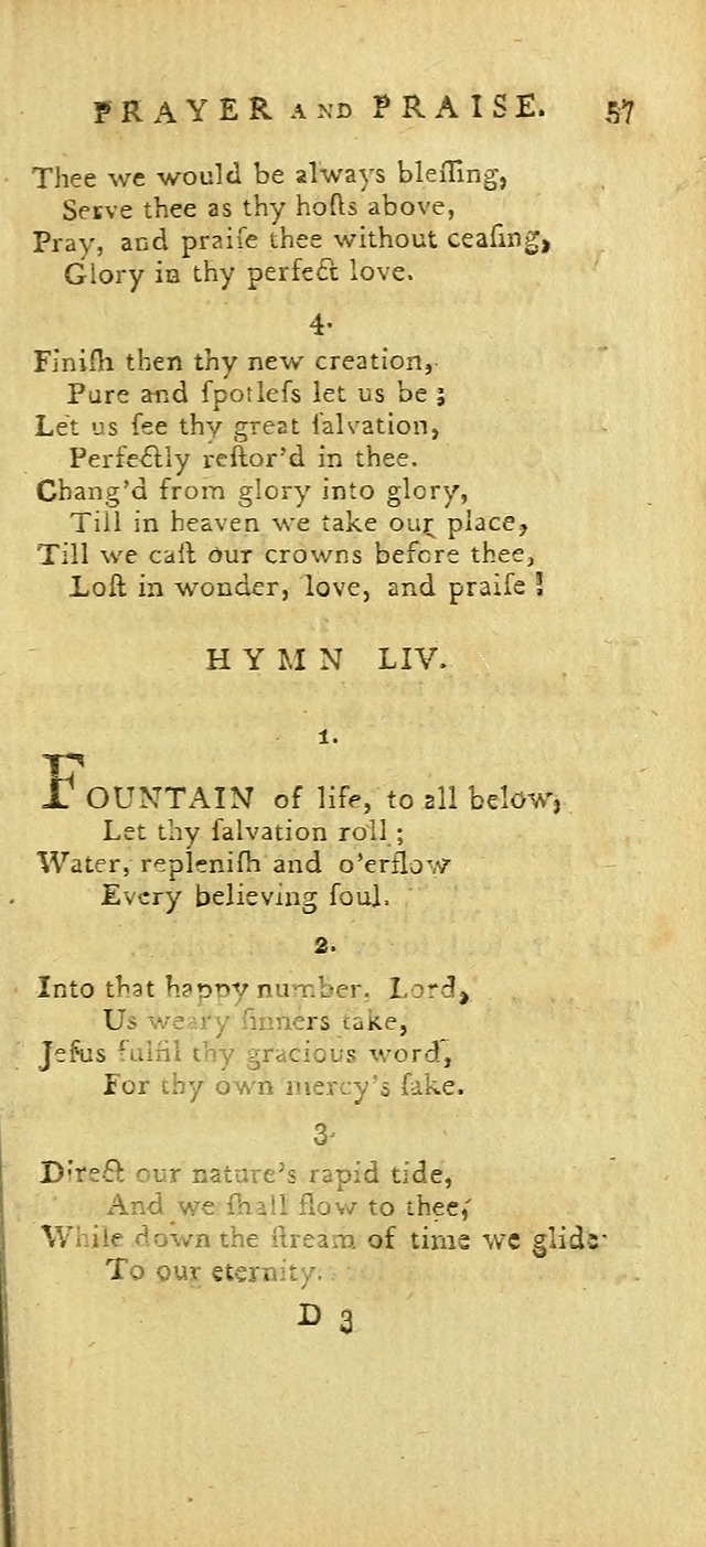 Hymns for the Use of the Society of United Christian Friends: with their constitution annexed page 57