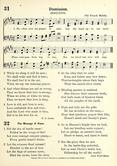 Heart and Voice: a collection of Songs and Services for the Sunday School and the Home page 138