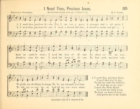 Heart and Voice: a New Collection of Sunday School Songs page 35