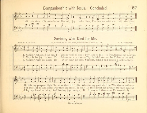 Heart and Voice: a New Collection of Sunday School Songs page 57