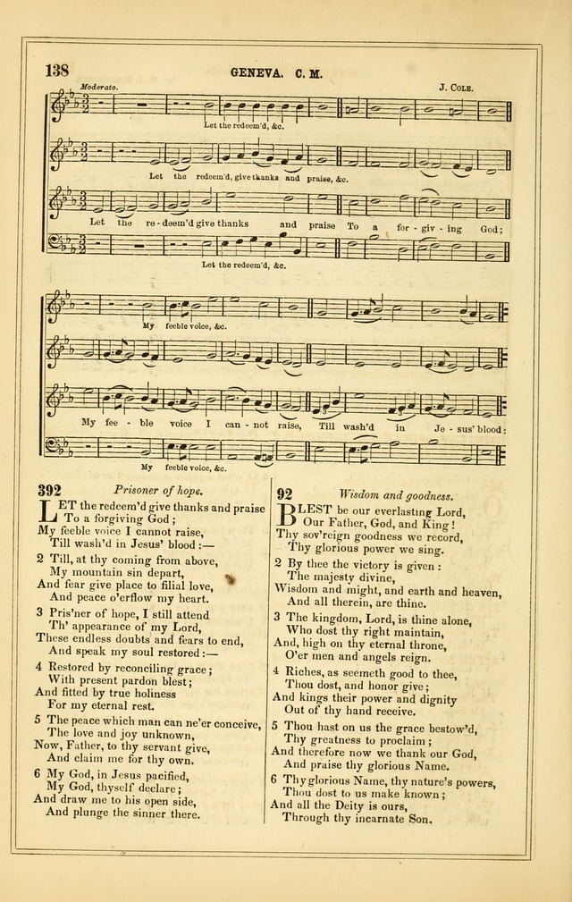 The Heart and Voice: or, Songs of Praise for the Sanctuary: hymn and tune book, designed for congregational singing in the Methodist Episcopal Church, and for congregations generally page 138