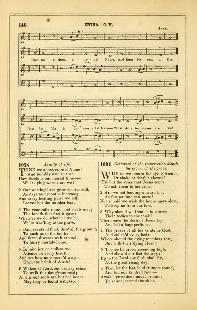 The Heart and Voice: or, Songs of Praise for the Sanctuary: hymn and tune book, designed for congregational singing in the Methodist Episcopal Church, and for congregations generally page 146
