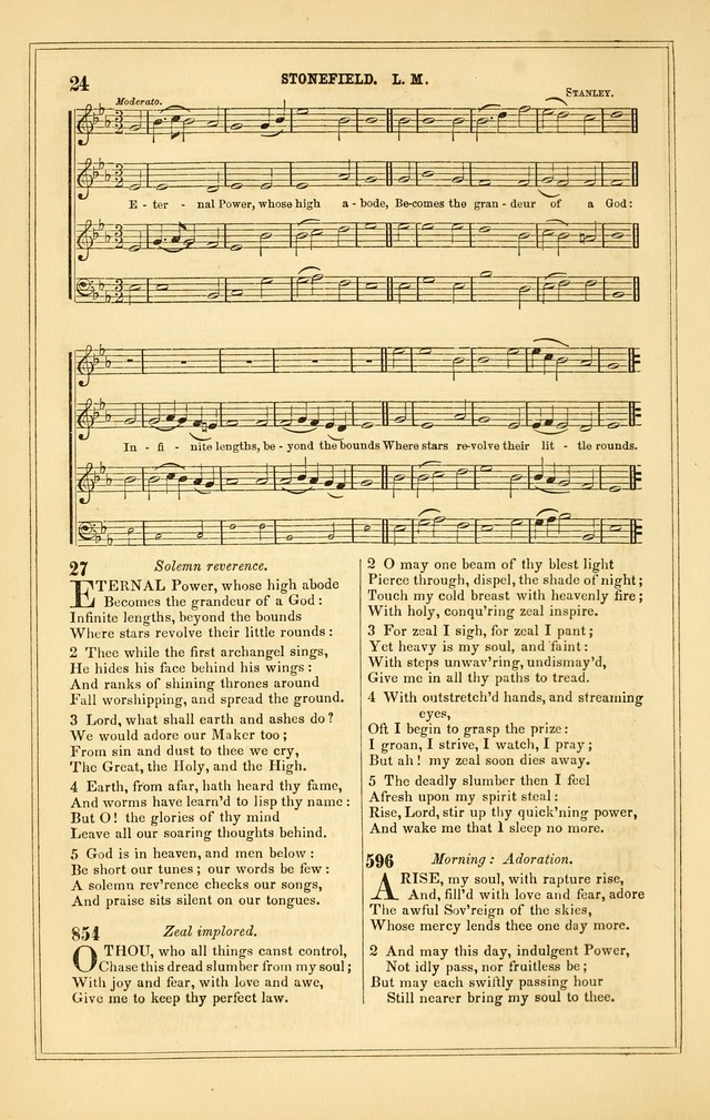 The Heart and Voice: or, Songs of Praise for the Sanctuary: hymn and tune book, designed for congregational singing in the Methodist Episcopal Church, and for congregations generally page 24
