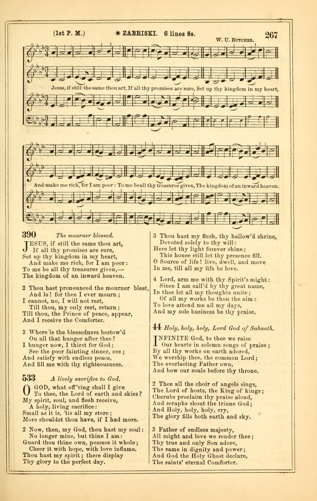 The Heart and Voice: or, Songs of Praise for the Sanctuary: hymn and tune book, designed for congregational singing in the Methodist Episcopal Church, and for congregations generally page 267