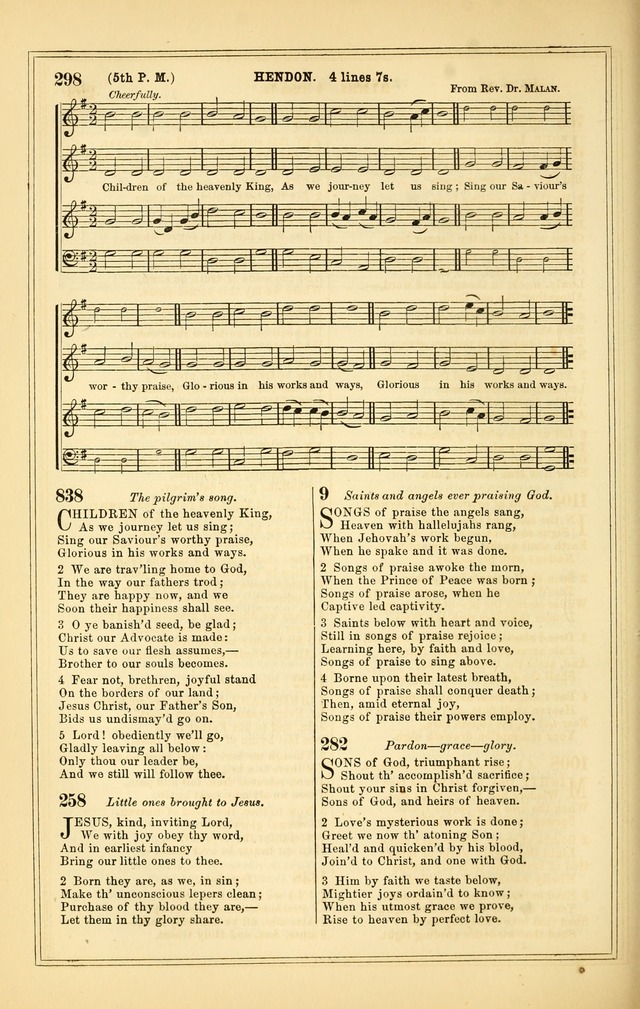 The Heart and Voice: or, Songs of Praise for the Sanctuary: hymn and tune book, designed for congregational singing in the Methodist Episcopal Church, and for congregations generally page 298