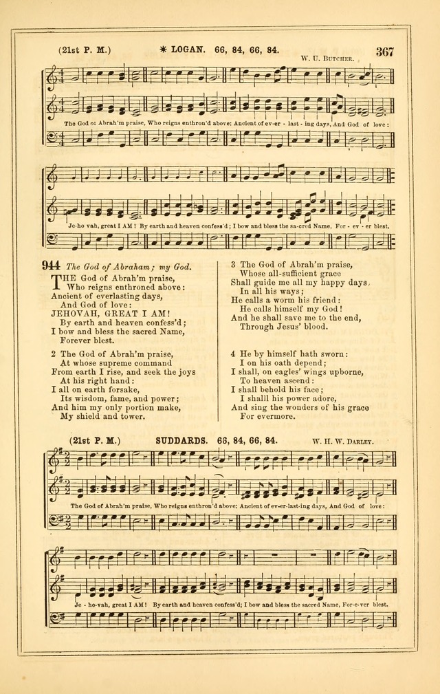 The Heart and Voice: or, Songs of Praise for the Sanctuary: hymn and tune book, designed for congregational singing in the Methodist Episcopal Church, and for congregations generally page 367