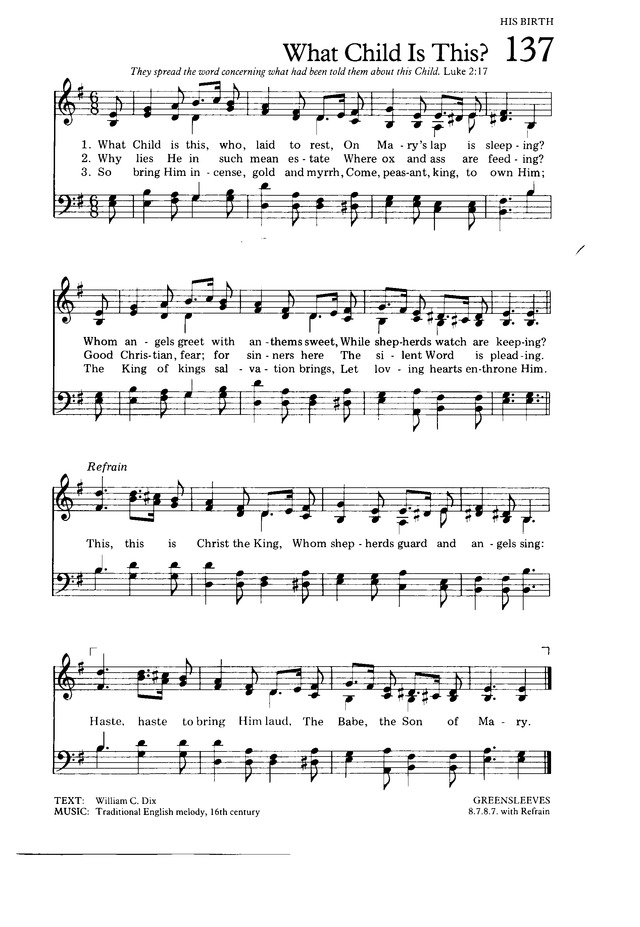 The Hymnal for Worship and Celebration page 137
