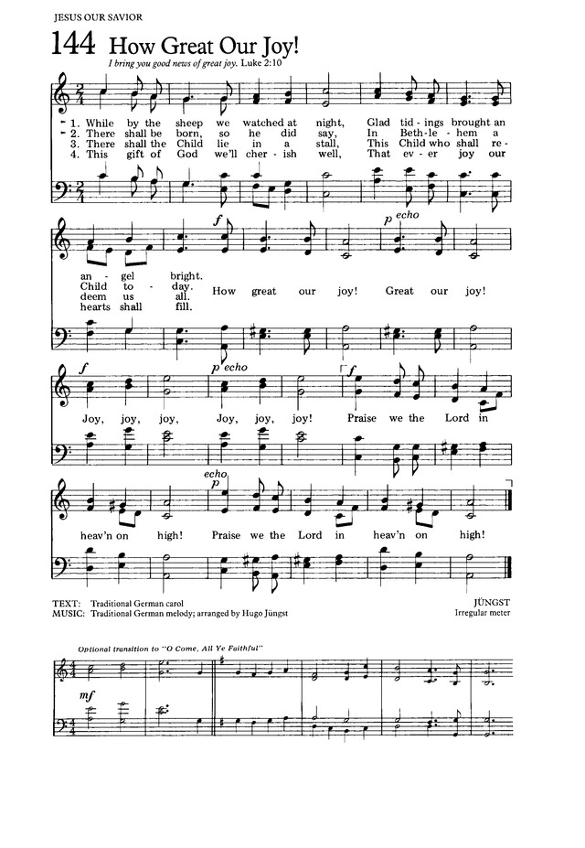 The Hymnal for Worship and Celebration page 144
