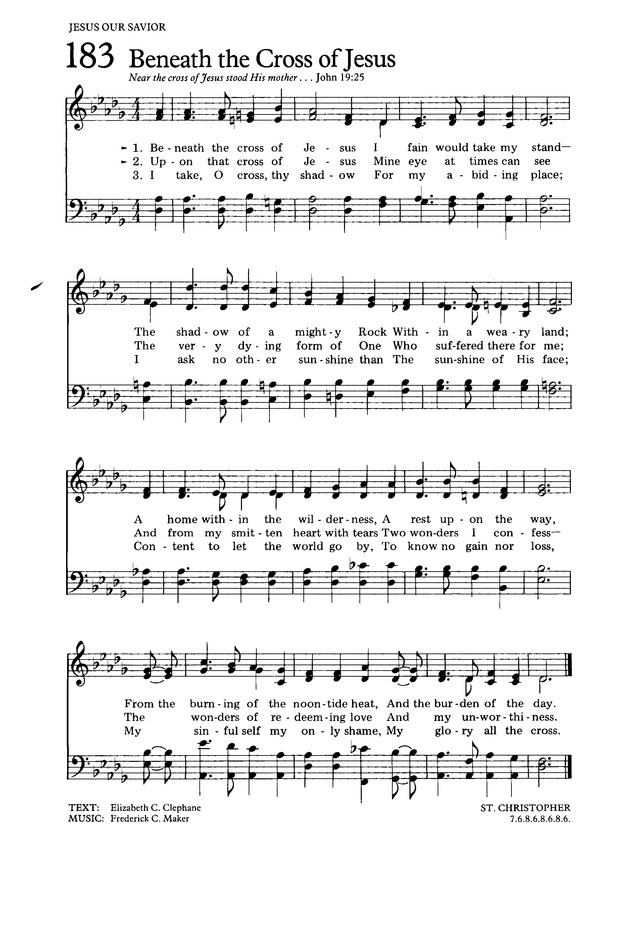 The Hymnal for Worship and Celebration page 182
