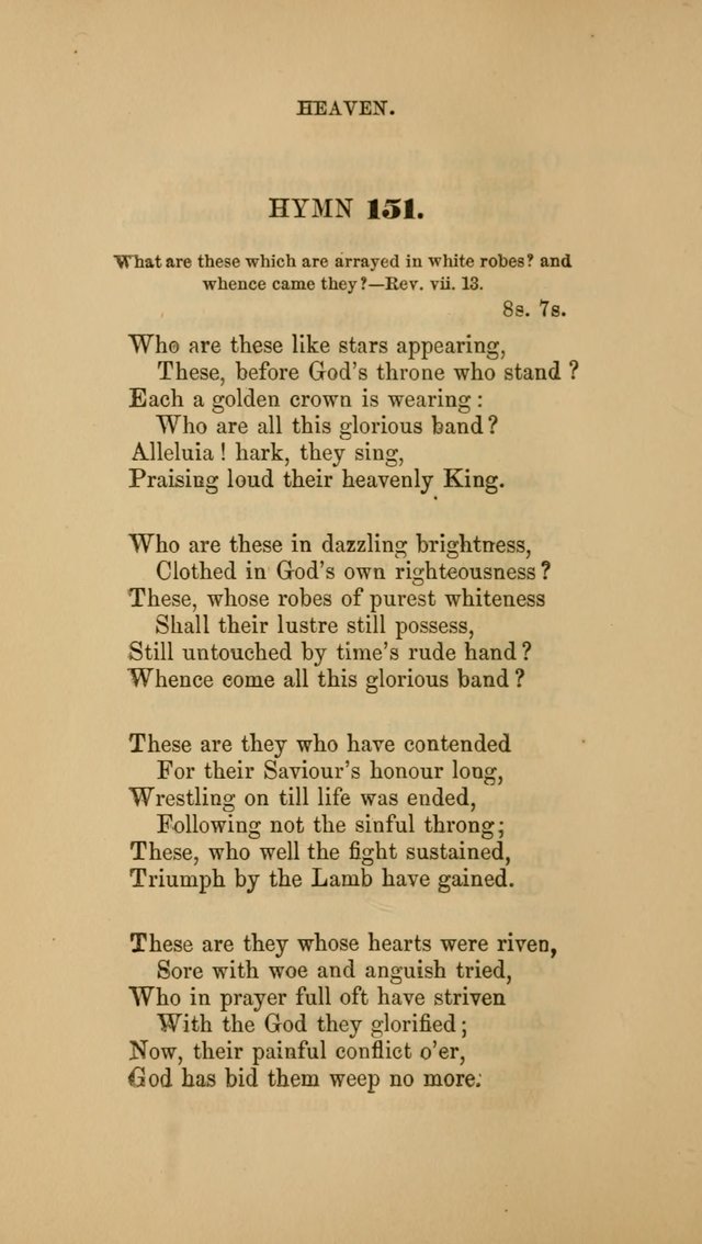 Hymns for the Worship of God: selected and arranged for the congregations connected with the Church of Scotland page 142