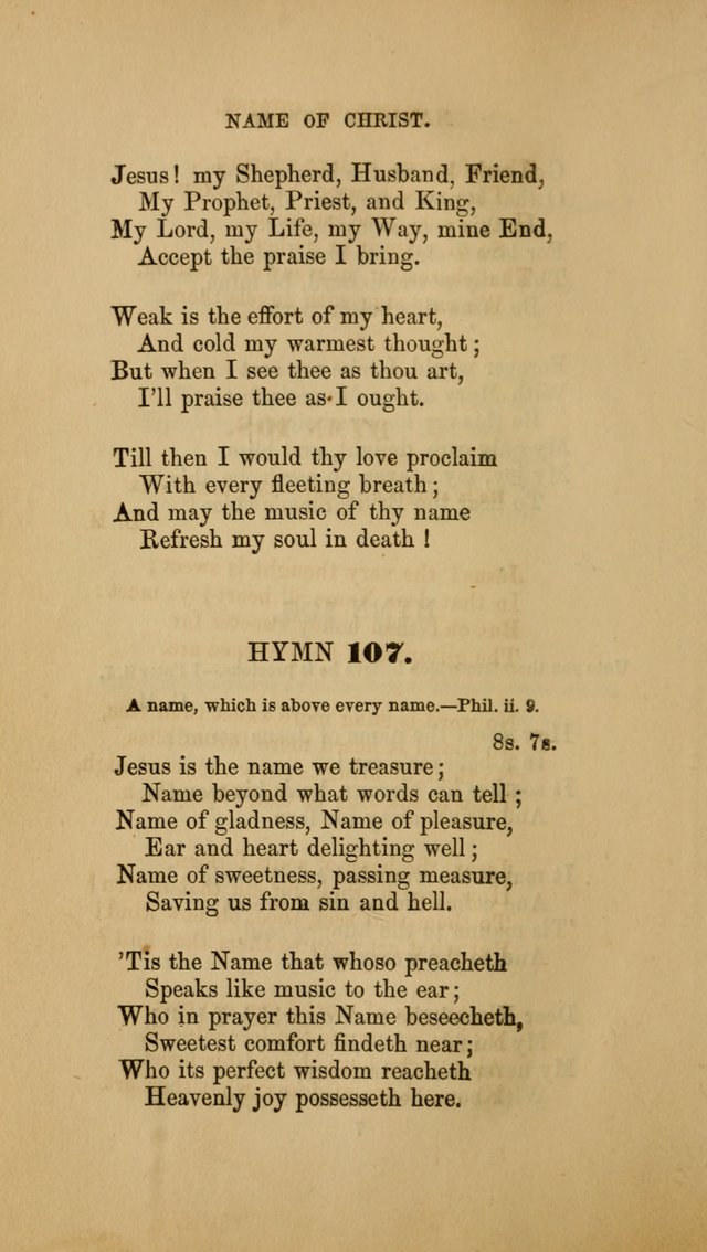 Hymns for the Worship of God: selected and arranged for the congregations connected with the Church of Scotland page 98