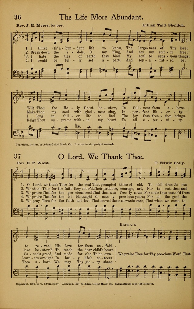 Hymns We Love, for Sunday Schools and All Devotional Meetings page 38