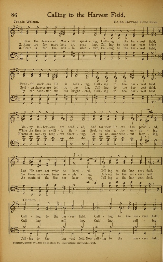 Hymns We Love, for Sunday Schools and All Devotional Meetings page 86