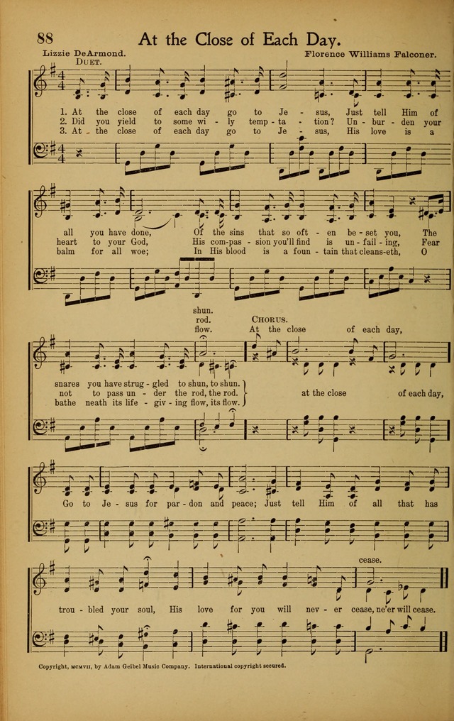 Hymns We Love, for Sunday Schools and All Devotional Meetings page 88
