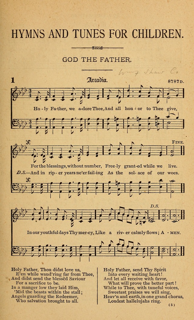 Hymnal with Music for Children page 14