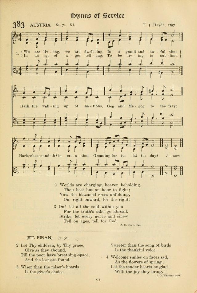 Hymns of Worship and Service (15th ed.) page 273