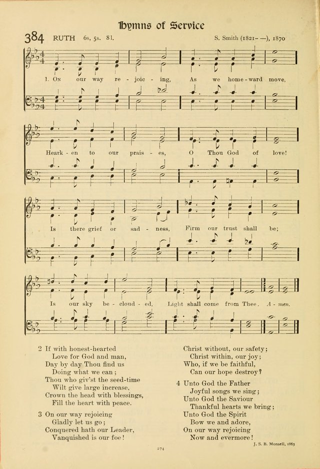 Hymns of Worship and Service (15th ed.) page 274