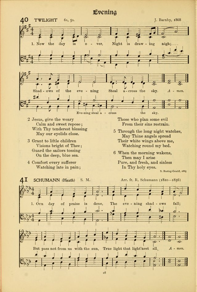 Hymns of Worship and Service (15th ed.) page 28