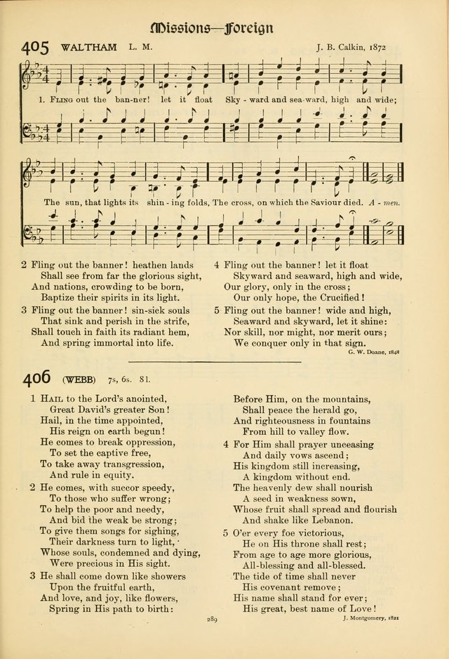 Hymns of Worship and Service (15th ed.) page 289