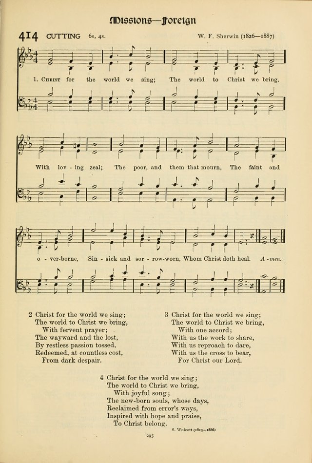 Hymns of Worship and Service (15th ed.) page 295