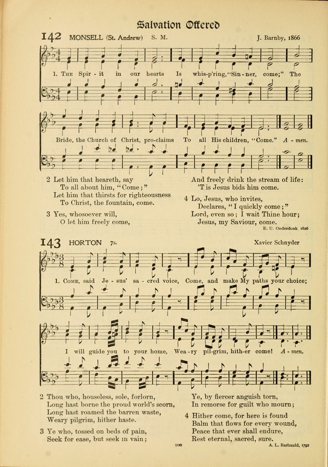 Hymns of Worship and Service. (Chapel ed.) page 100