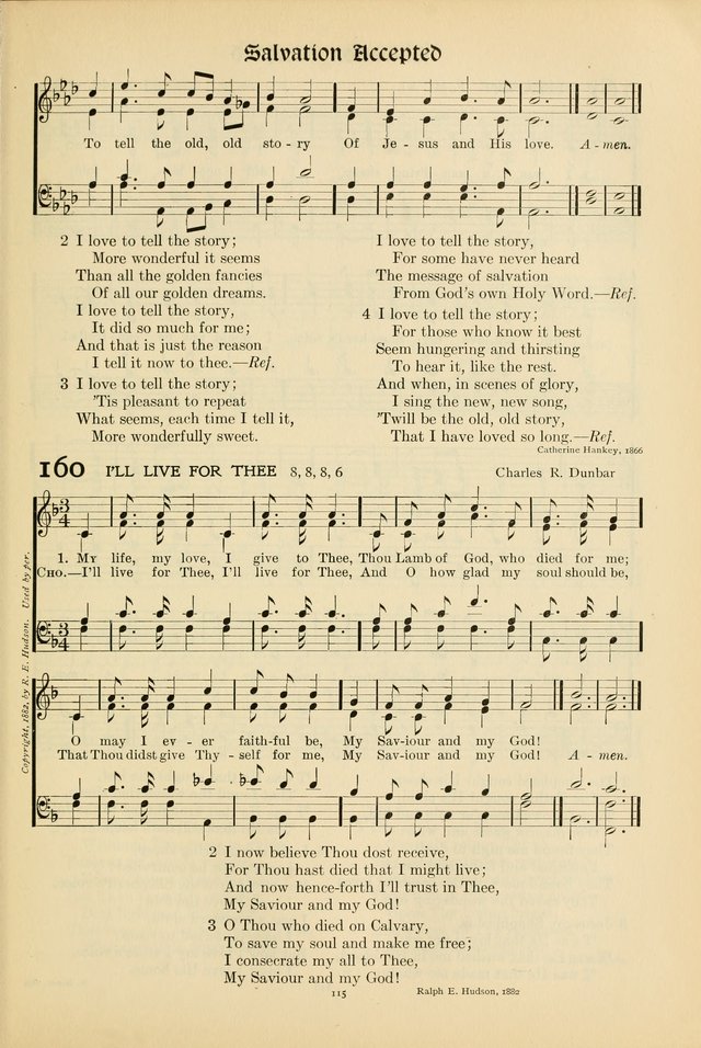 Hymns of Worship and Service. (Chapel ed.) page 115