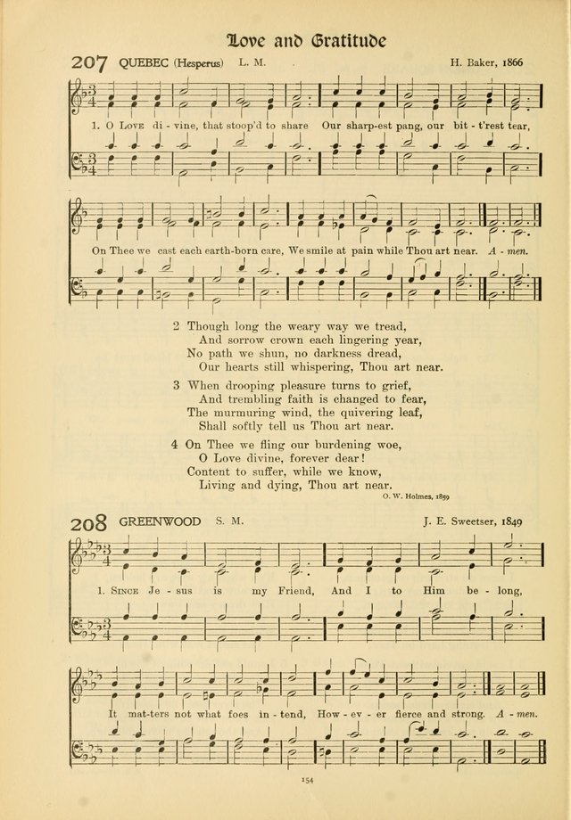 Hymns of Worship and Service. (Chapel ed.) page 154