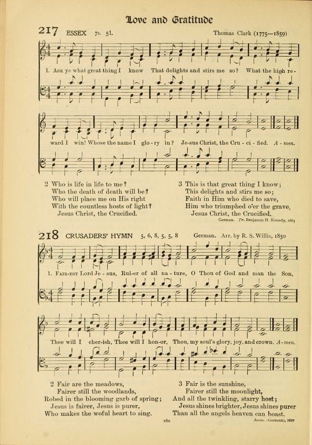 Hymns of Worship and Service. (Chapel ed.) page 160