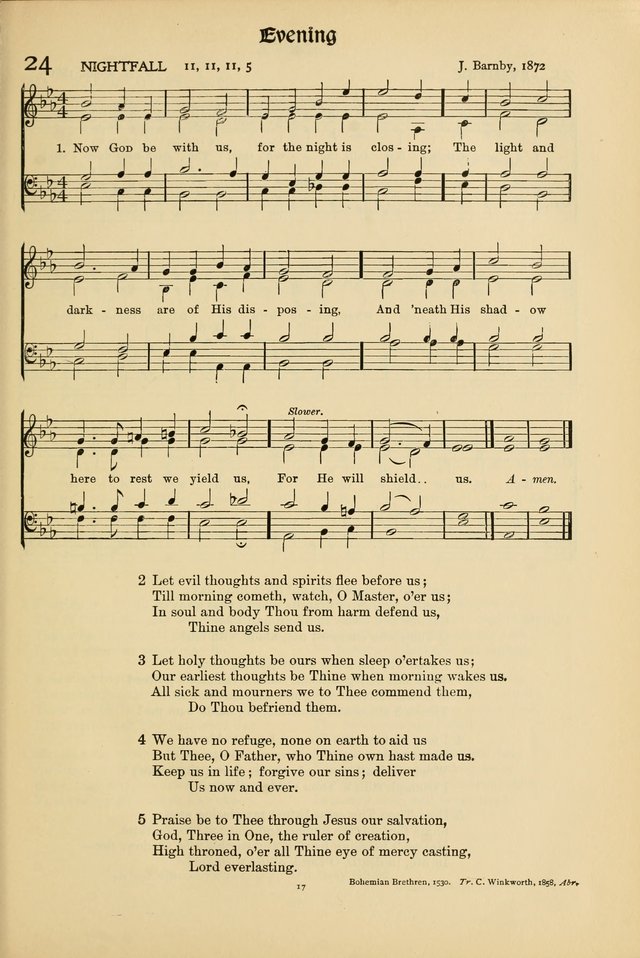 Hymns of Worship and Service. (Chapel ed.) page 17
