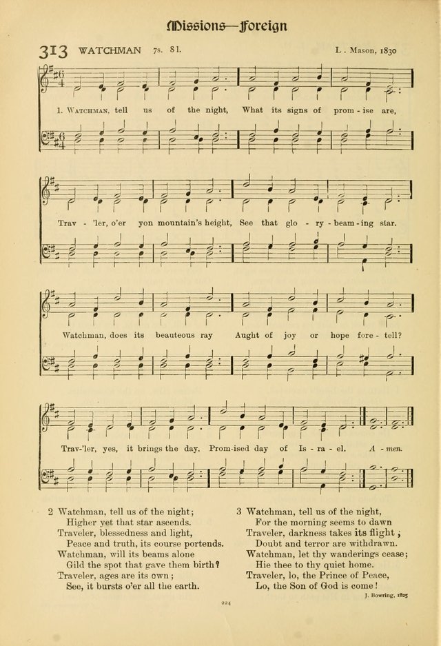 Hymns of Worship and Service. (Chapel ed.) page 224