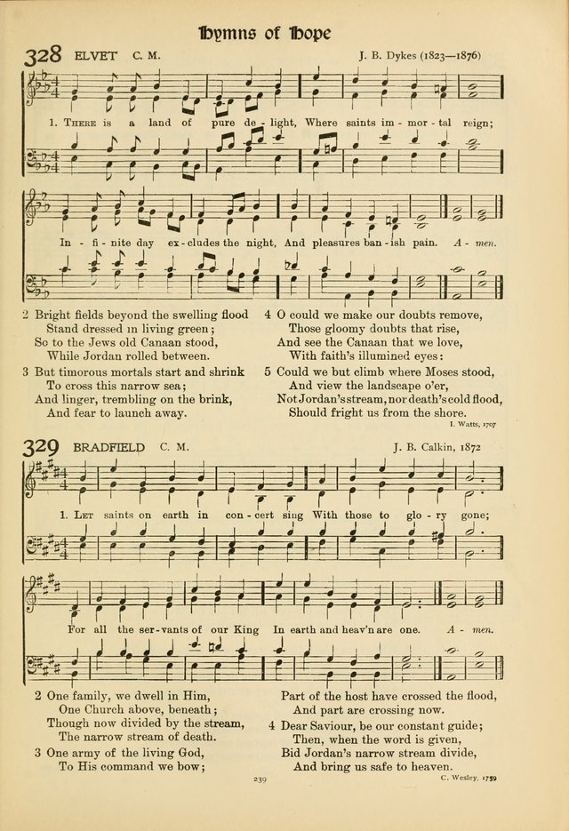 Hymns of Worship and Service. (Chapel ed.) page 239