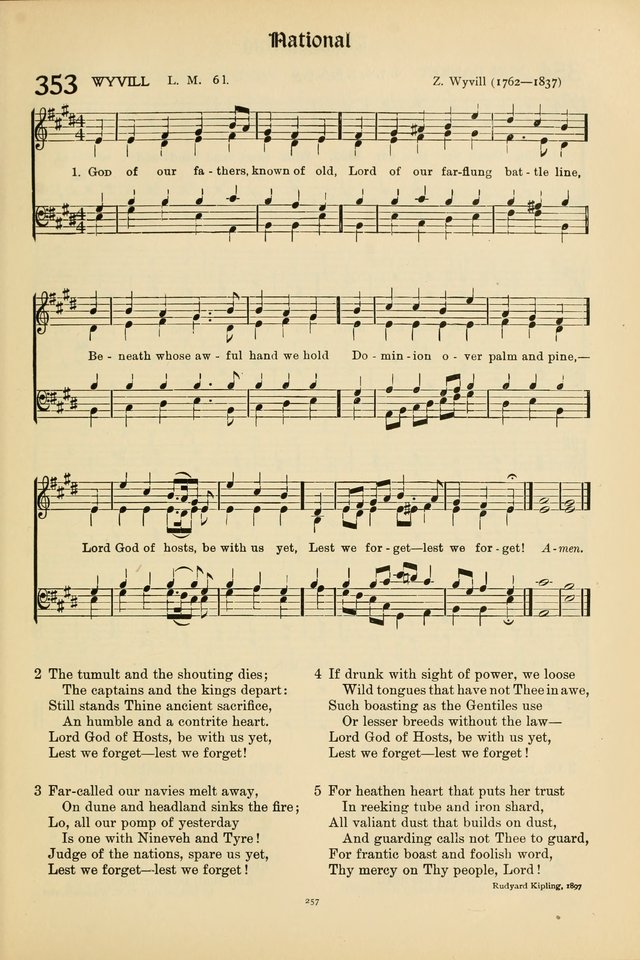 Hymns of Worship and Service. (Chapel ed.) page 257