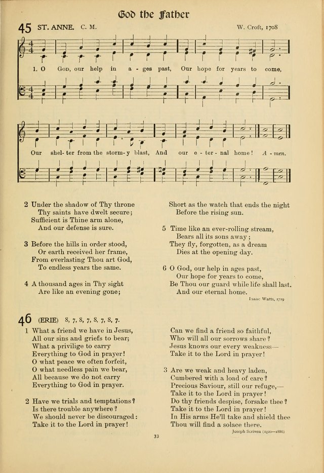 Hymns of Worship and Service. (Chapel ed.) page 33