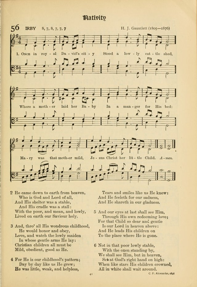 Hymns of Worship and Service. (Chapel ed.) page 41