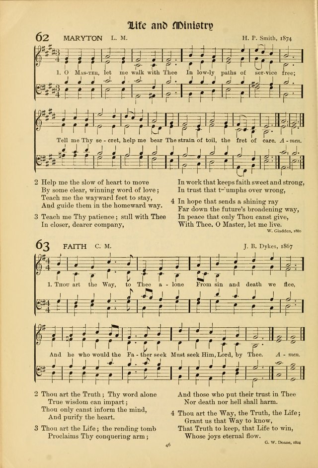 Hymns of Worship and Service. (Chapel ed.) page 46