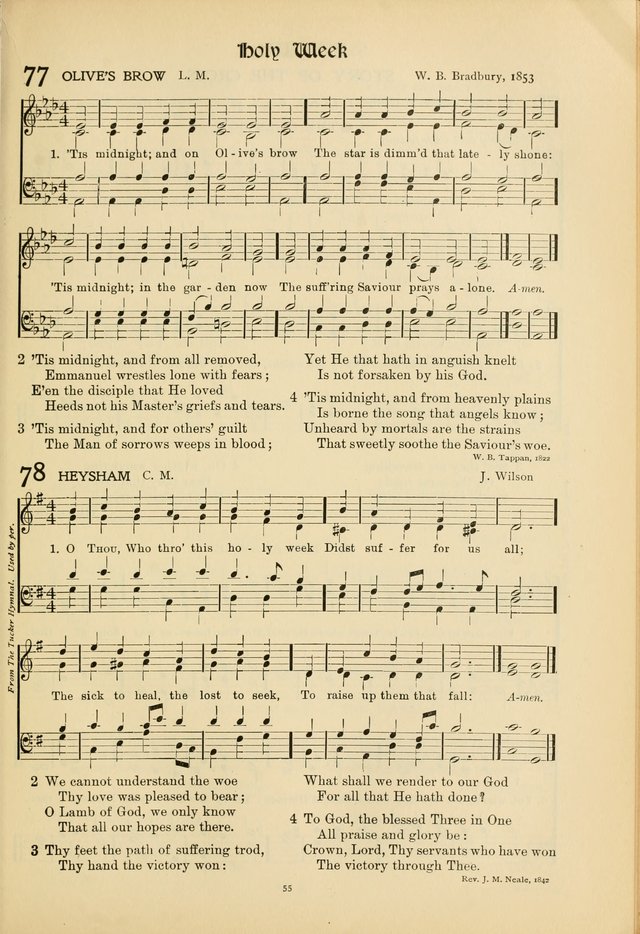 Hymns of Worship and Service. (Chapel ed.) page 55