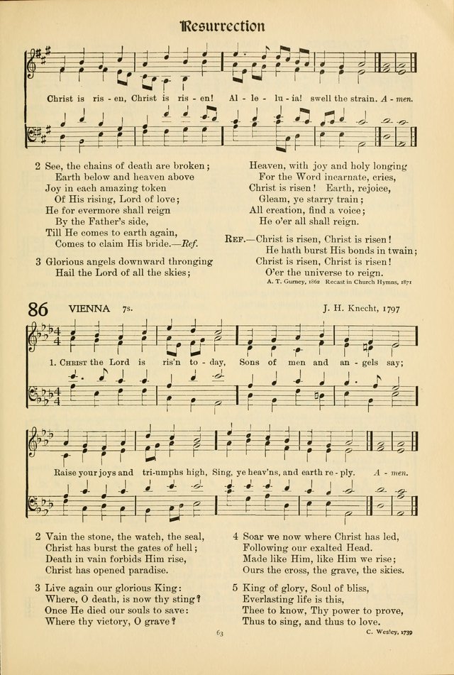 Hymns of Worship and Service. (Chapel ed.) page 63