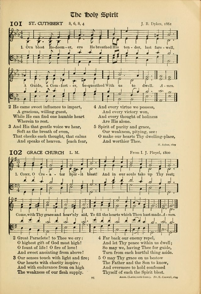 Hymns of Worship and Service. (Chapel ed.) page 75