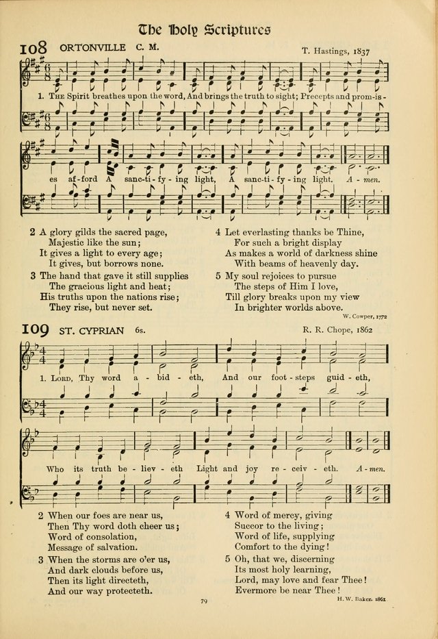 Hymns of Worship and Service. (Chapel ed.) page 79