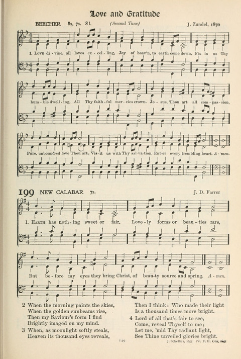 Hymns of Worship and Service: College Edition page 149