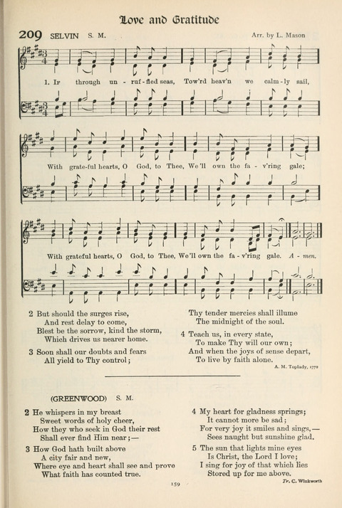Hymns of Worship and Service: College Edition page 159
