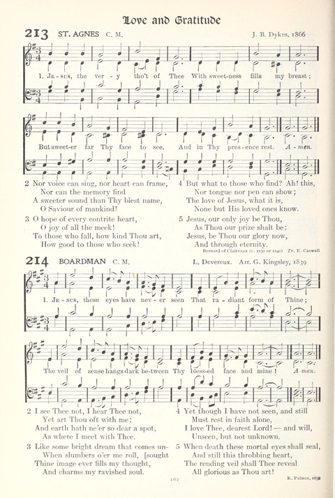 Hymns of Worship and Service: College Edition page 162