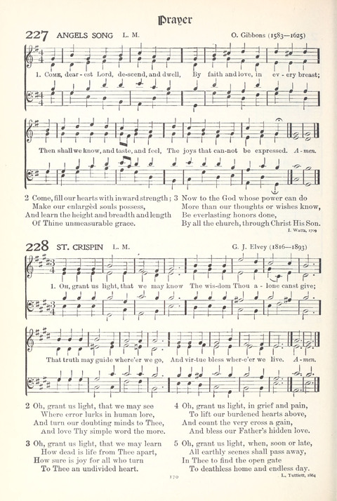 Hymns of Worship and Service: College Edition page 170